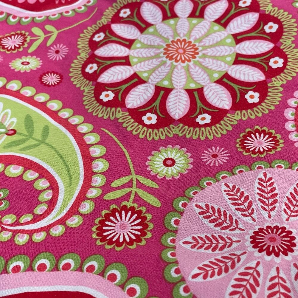 ~ Sundress Girls 4 Monogram M Reversible Floral Pink Paisley - like Lilly P - Picture 10 of 12